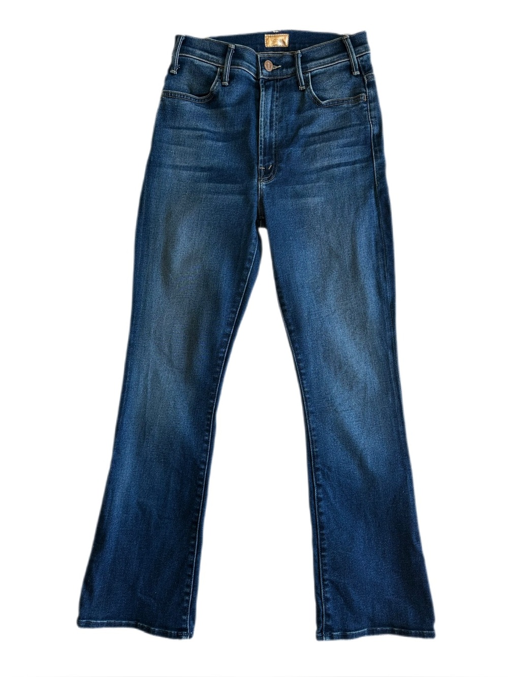 MOTHER The Hustler Ankle Taking Chances High Rise Flare Jeans 26